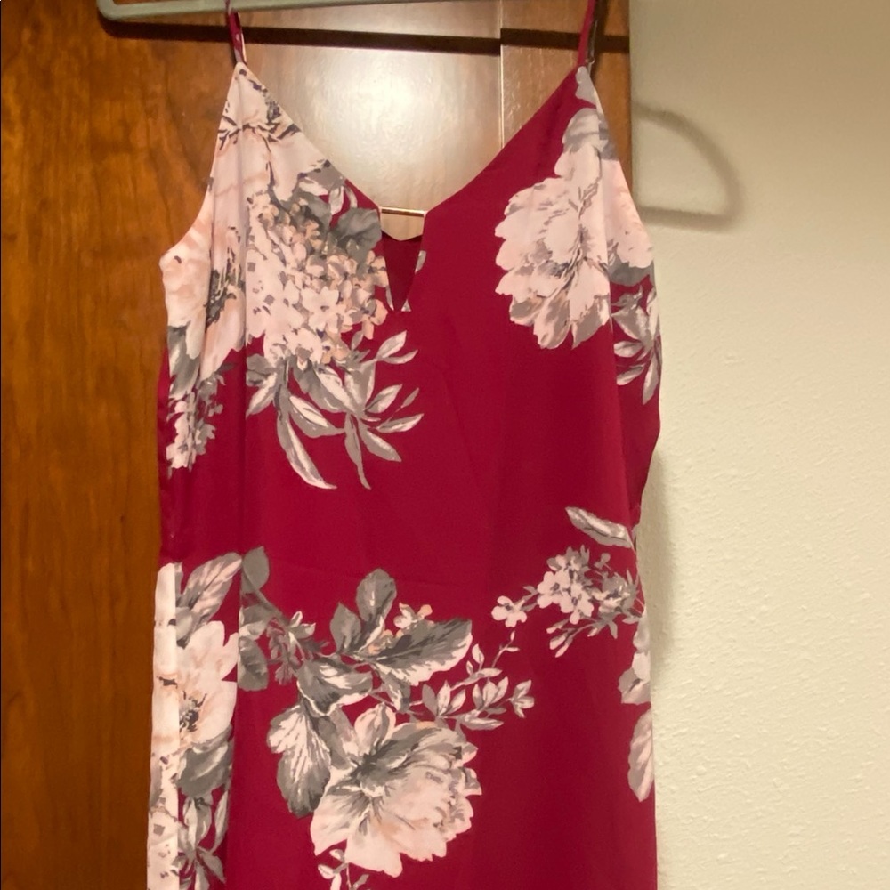 Floral spaghetti strap dress
